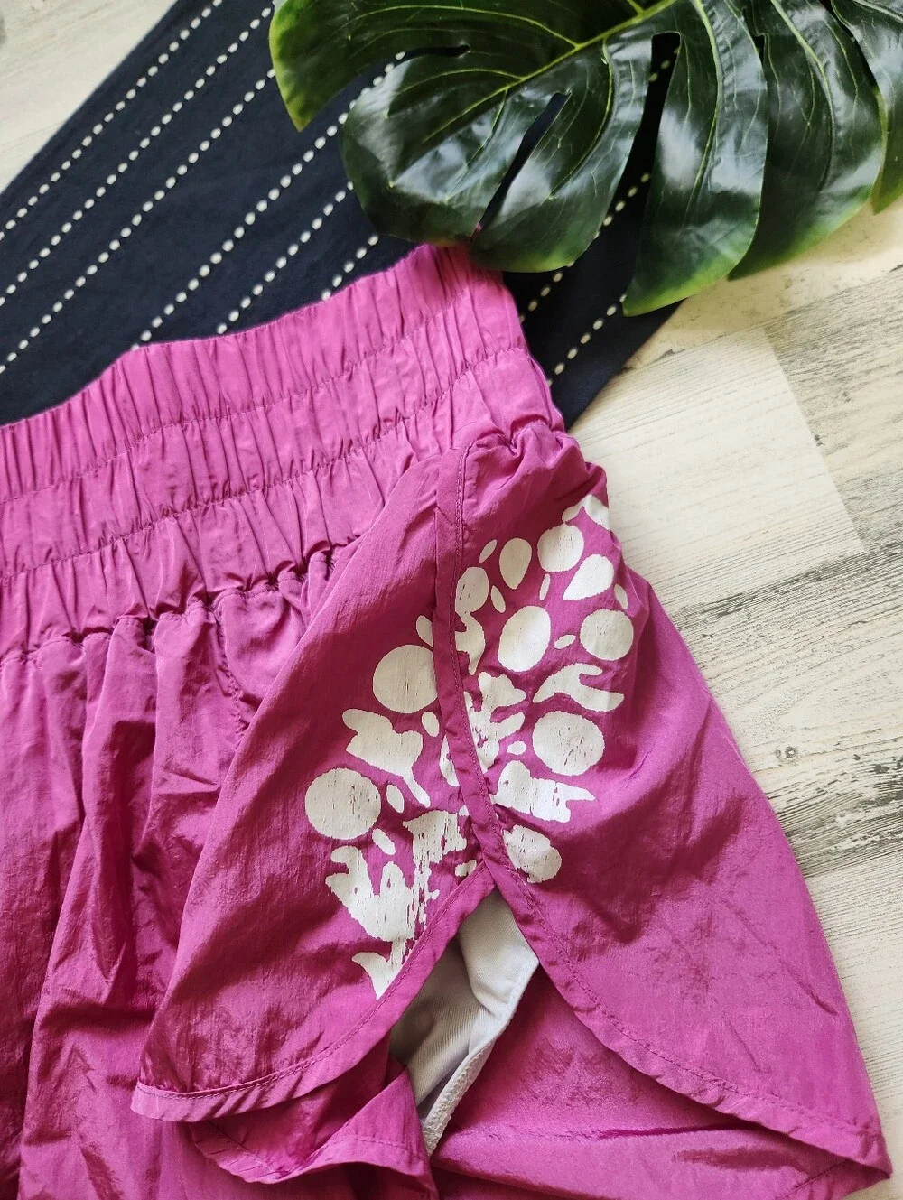 Free People Movement The Way Home Logo Shorts Vivacious Violet Size Large